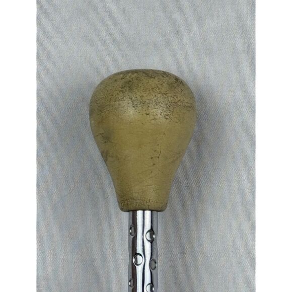 VTG Chrome with Rubber Tips Twirling Baton 26" Marching Band - Picture 9 of 10